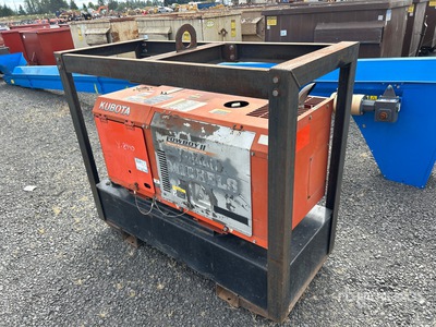 2006 Kubota GL11000 10 kW Skid-Mounted Generator Set