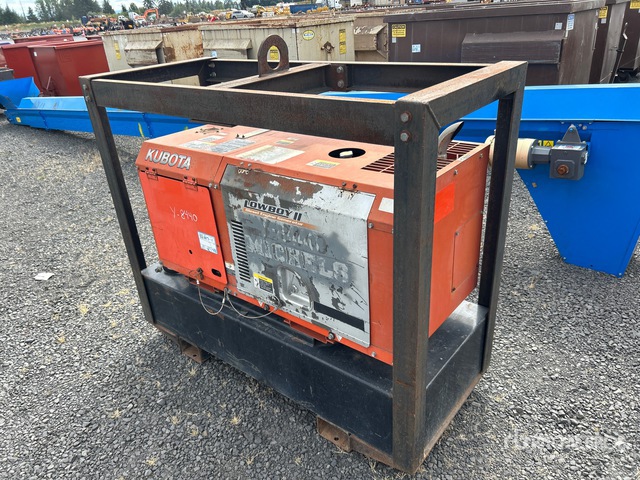 2006 Kubota GL11000 10 kW Skid-Mounted Generator Set