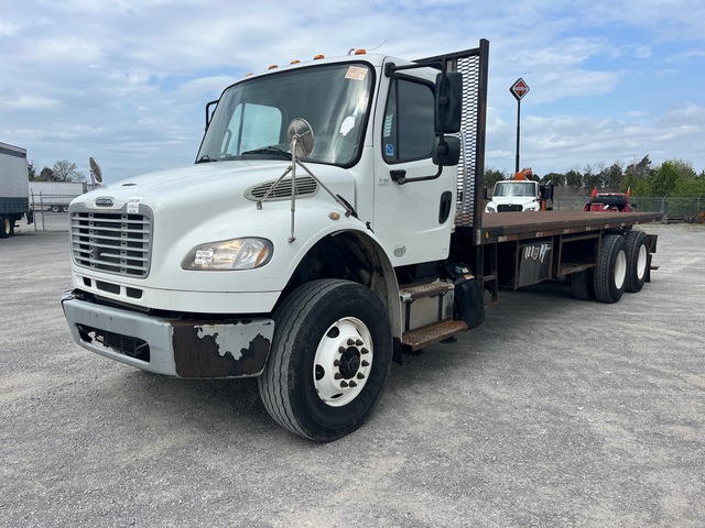 2014 Freightliner M2 106 6x4 Crew Cab Flatbed Truck