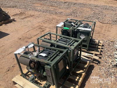 (4) Dewey MEP-501A 2kW Diesel Engine Generator Sets