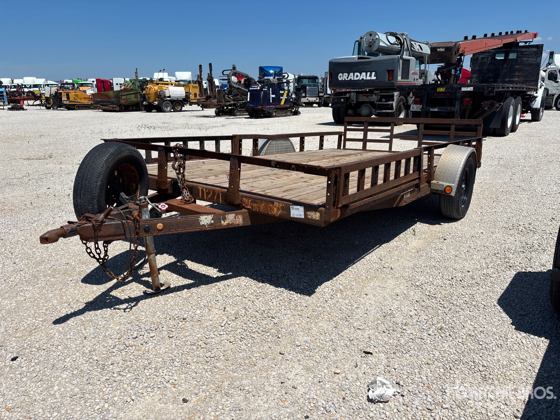 2018 14 ft S/A Utility Trailer