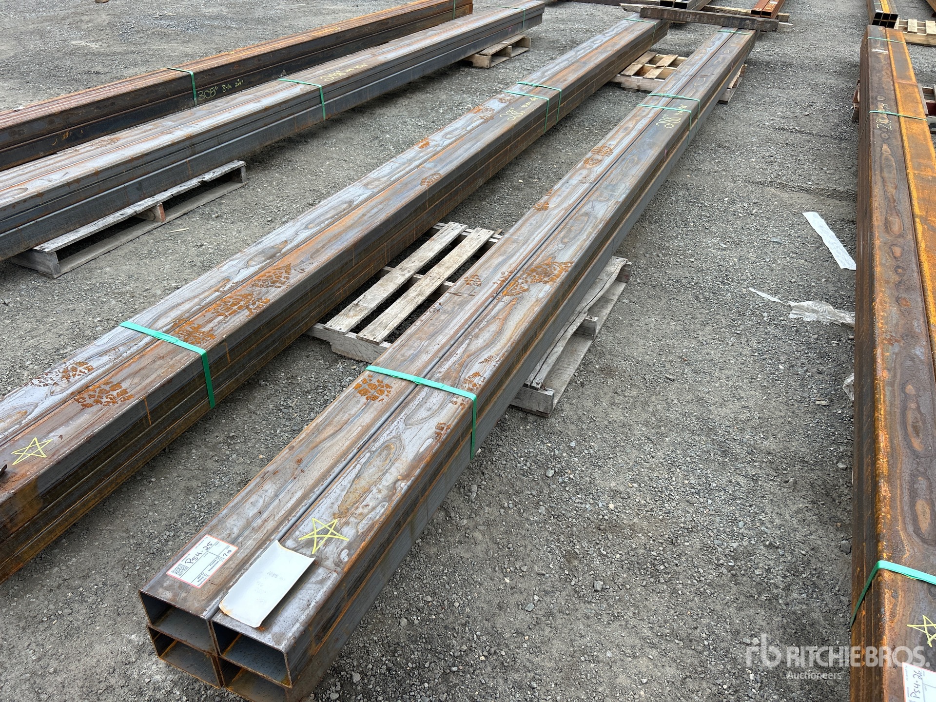Quantity of (4) 2025 Kit Containers STEEL 4 in x 6 in x 288 in Pipe