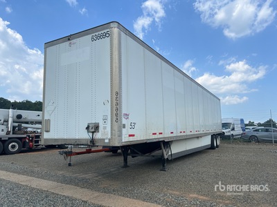 2016 Wabash DVCVHPC 53 ft x 102 in T/A Van Trailer