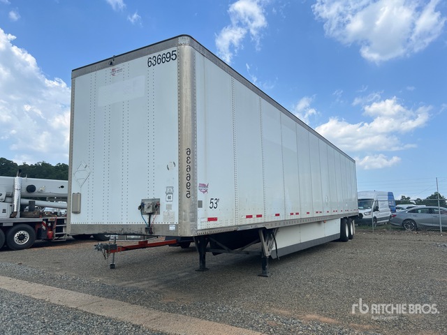 2016 Wabash DVCVHPC 53 ft x 102 in T/A Van Trailer