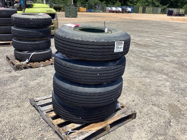 (4) Michelin 10.00R15 Tires