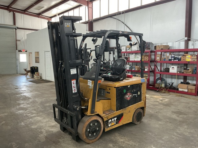 2018 Cat EC25EN2 4000 lb Electric Forklift