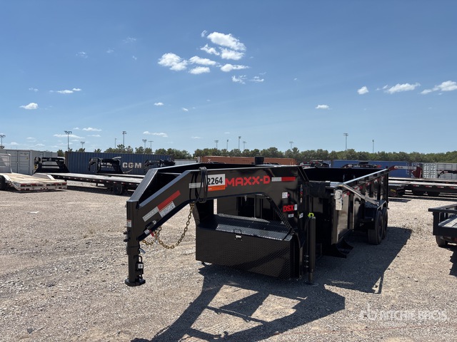 2027 Maxey 20 ft T/A Gooseneck Dump Utility Trailer