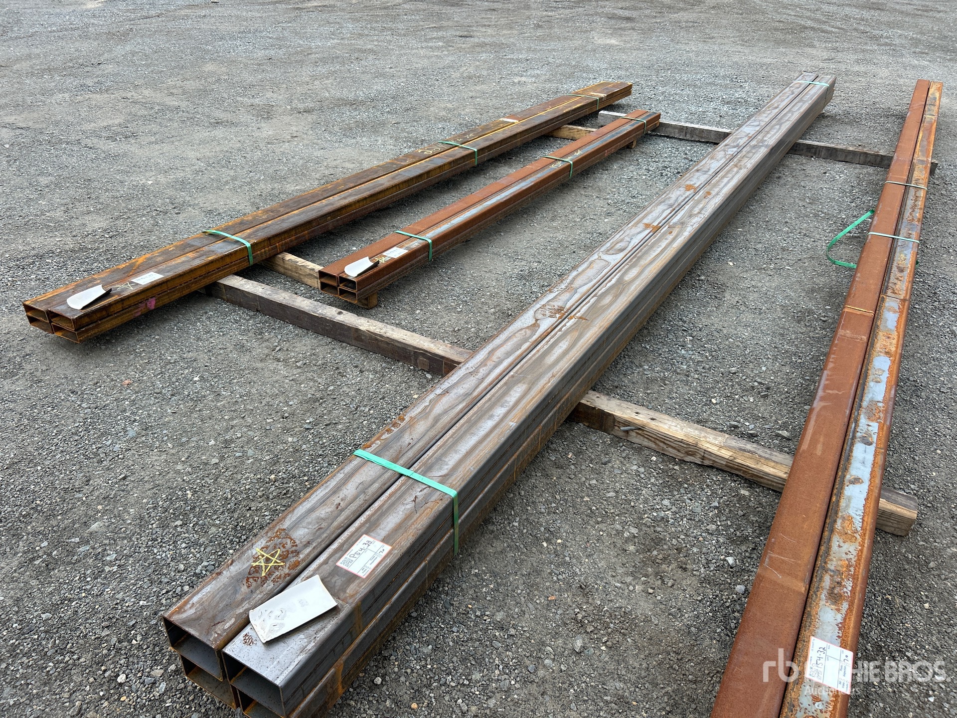 Quantity of (4) 2025 Kit Containers STEEL 2 in x 6 in x 298 in Pipe