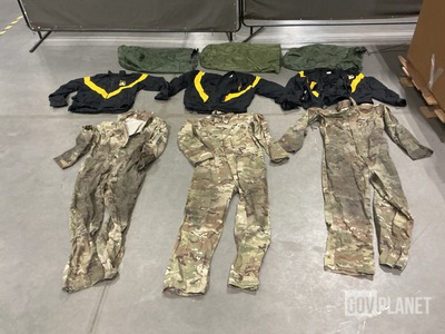 (23) Jackets, (14) Pairs of Coveralls, (27) Clothing Bags & Assorted Items