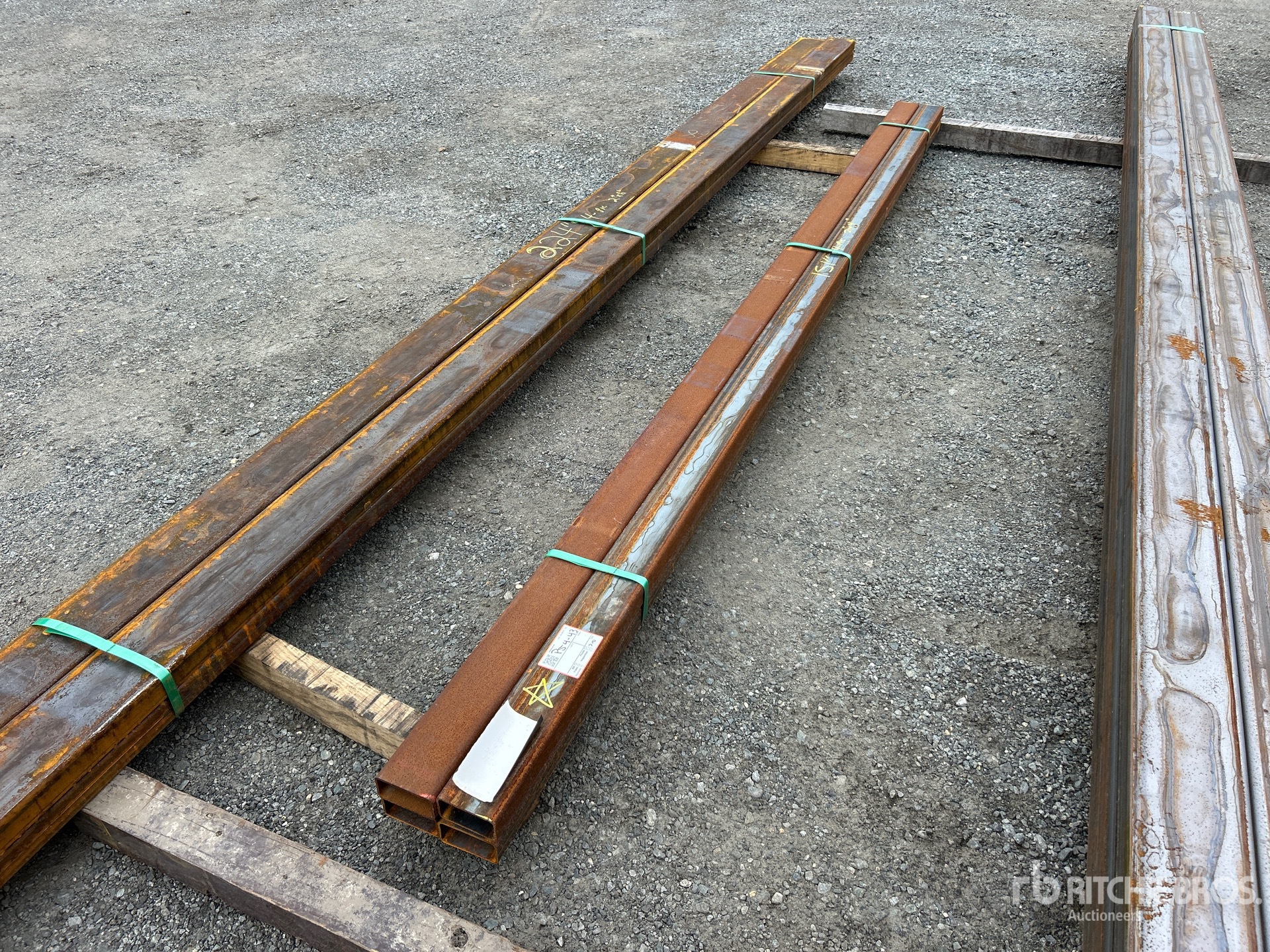 Quantity of (4) 2025 Kit Containers STEEL 2 in x 4 in x 151 in Pipe