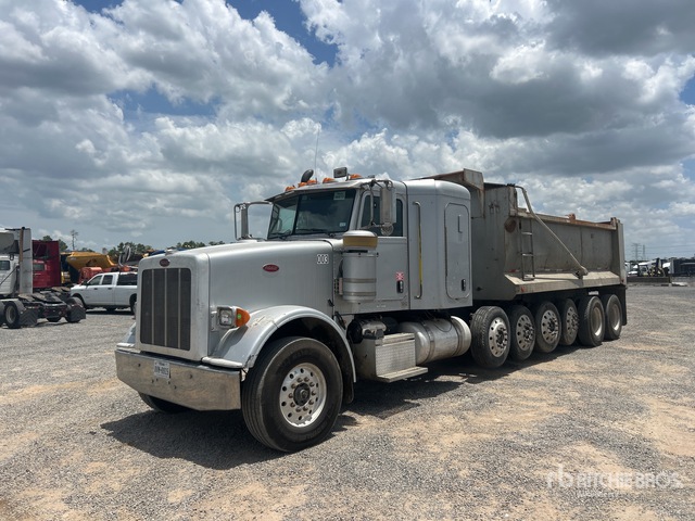 2014 Peterbilt 367 Simple 18 Sleeper Five Axle Dump Truck