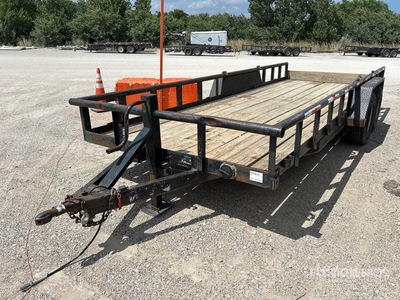 2010 Texas Bragg 20 ft T/A Trailer utilitario