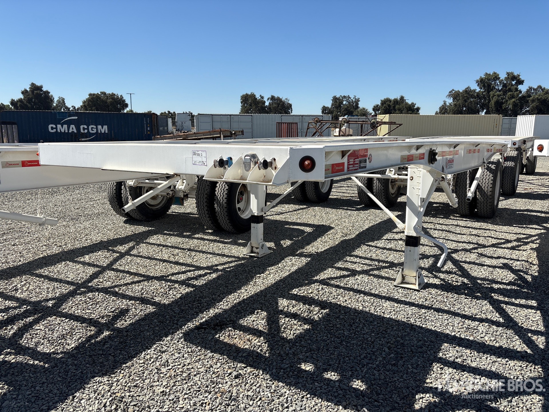 2022 Dragon FB 24 ft S/A Lead Flatbed Trailer
