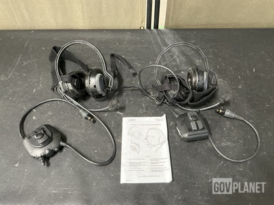 (2) Raptor RA5001/1/0025 Headsets