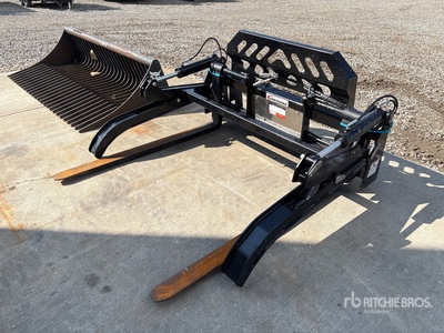 Conterra 60 in 6000 lb Q/C Forks Grappin pour chargeuse à différentiel - Fits Bobcat T870