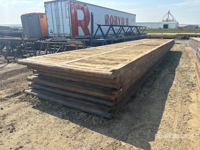 Quantity of (6) 8 ft x 40 ft Mats