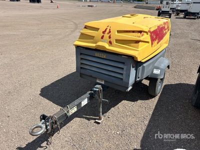 2013 Atlas Copco XAS 185 JD7 185 cfm Mobile Air Compressor