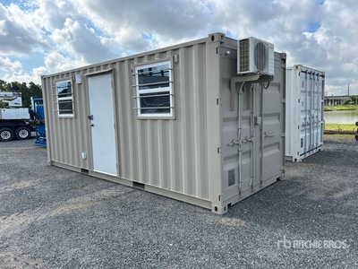 20 ft x 8 ft Skid-Mounted Mobile Office (Unused)