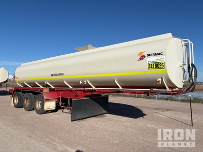 2022 Shermac 30000 L Tri/A Remolque de tanque de agua