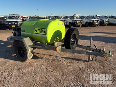 2024 TTI FirePatrol15 1000 L S/A Remolque de tanque de agua
