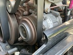 Engine with A/C Compressor