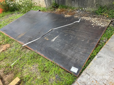 2026 SKLP 5 ft x 10 ft (0.4 in Thick) Plaques d'acier (Unused)