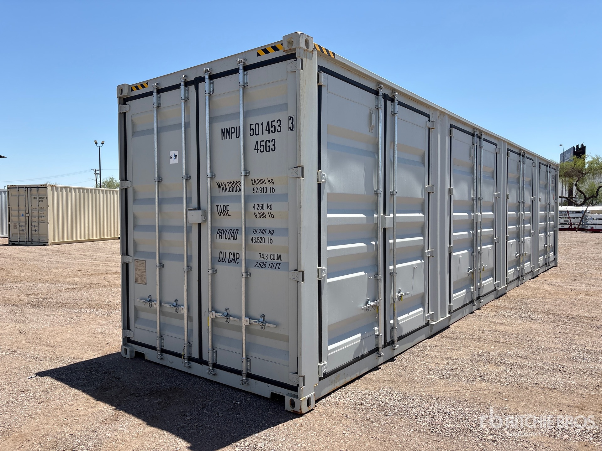 2026 40 ft High Cube Multi-Door Storage Container