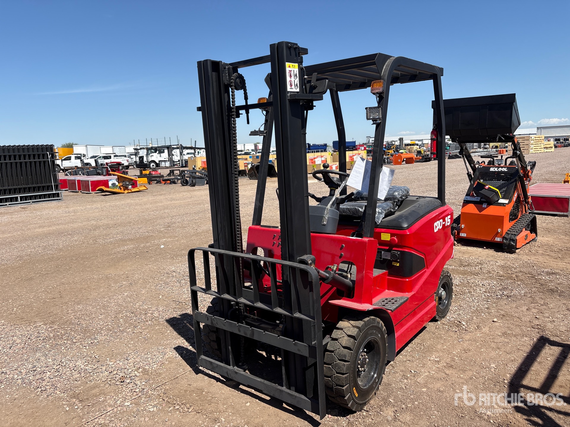 2026 SDLOOL CPD-15 3300 lb Electric Forklift (Unused)