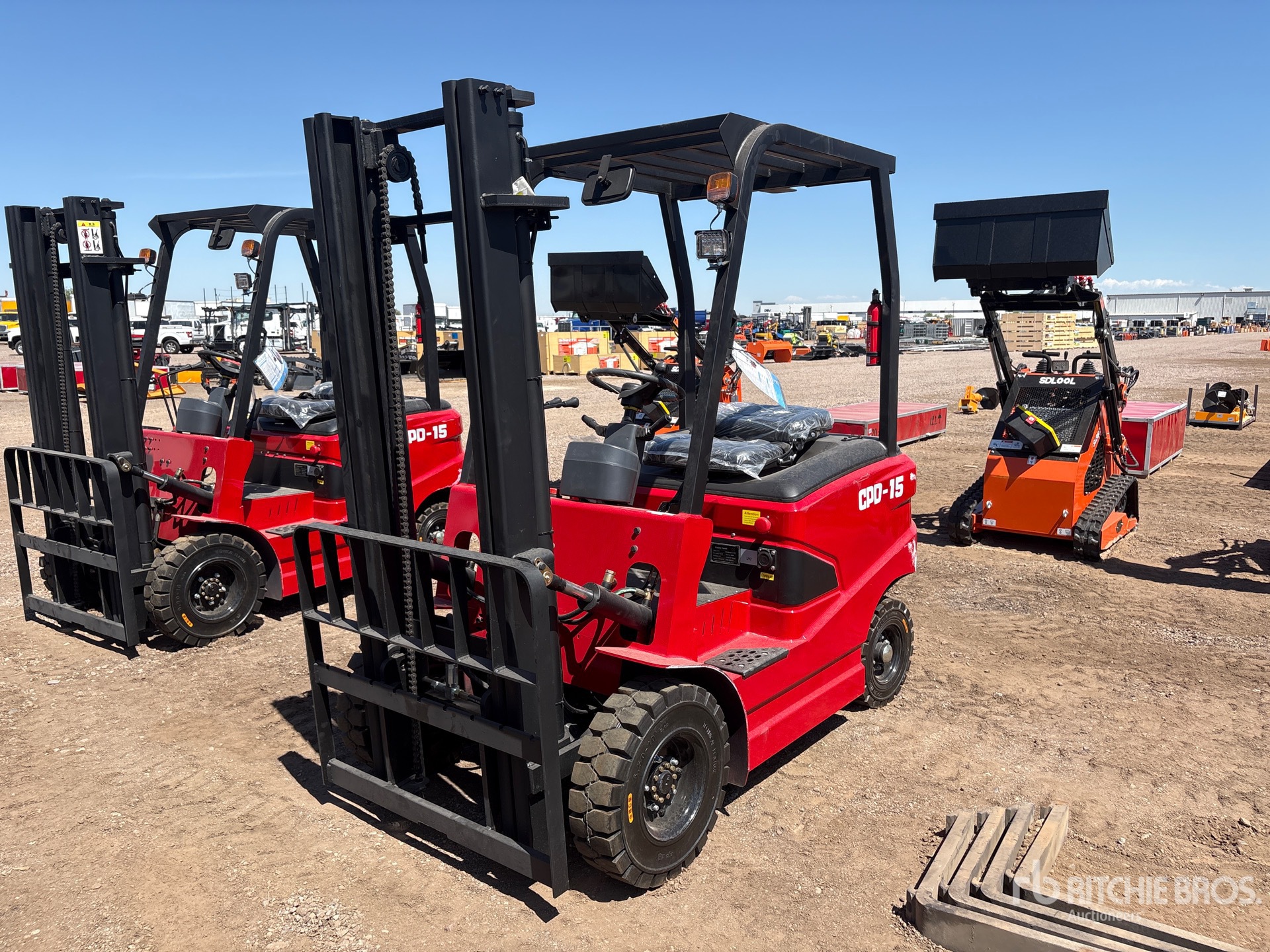 2026 SDLOOL CPD-15 3300 lb Electric Forklift (Unused)
