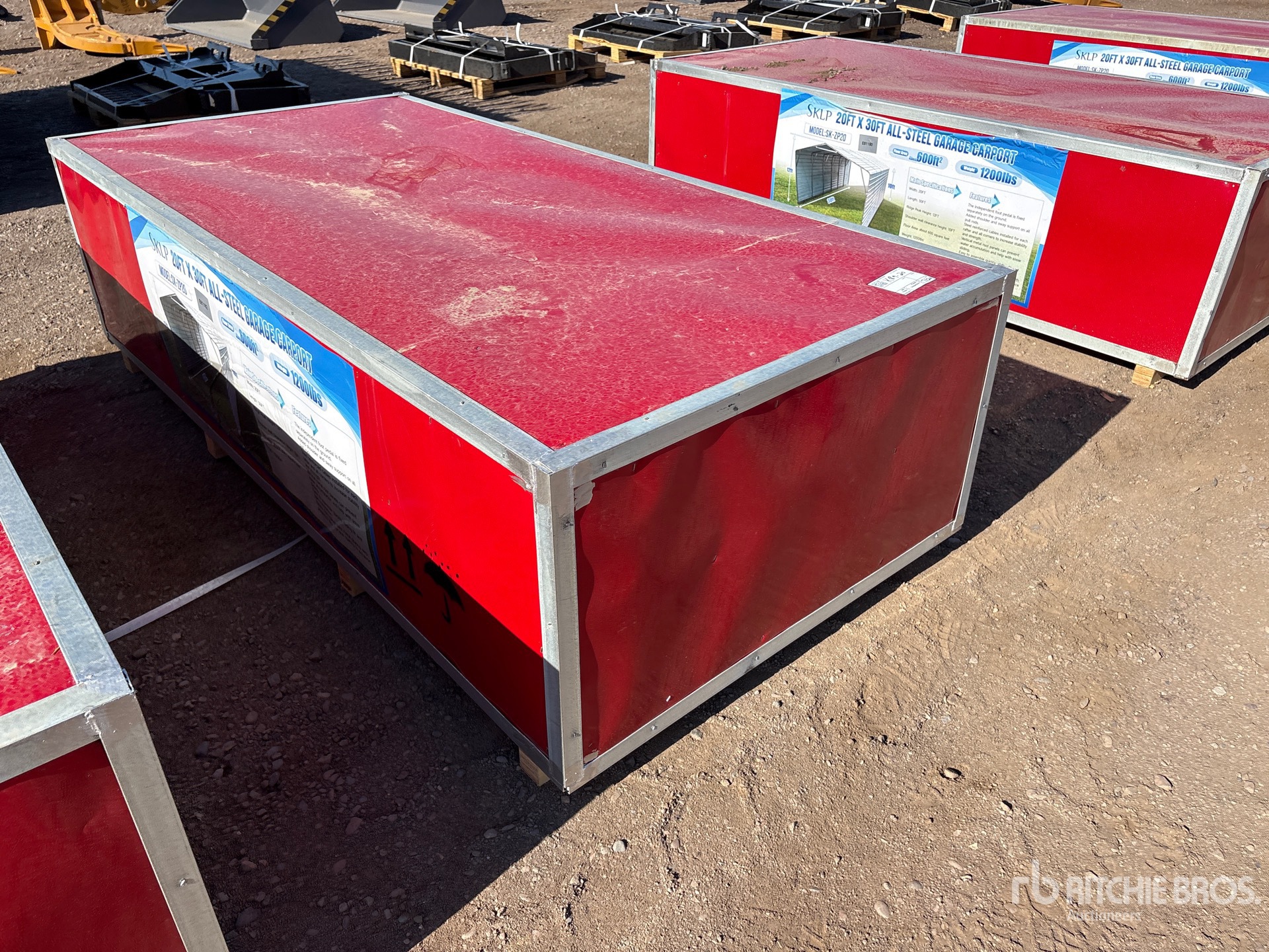 2026 SKLP SK-ZP20 20 ft x 30 ft All-Steel Carport (Unused)