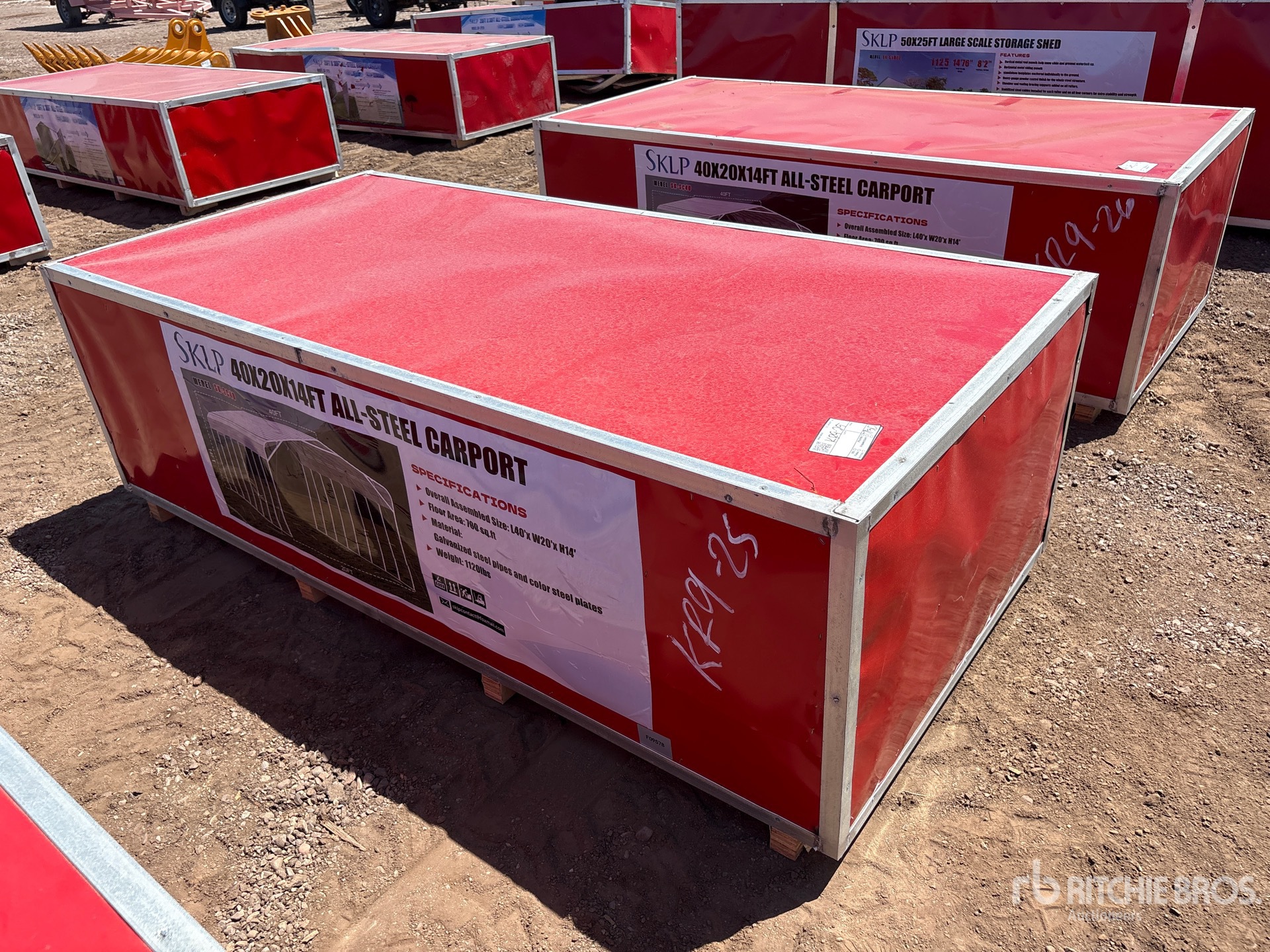 2026 SKLP SK-SC40 20 ft x 40 ft All-Steel Carport (Unused)