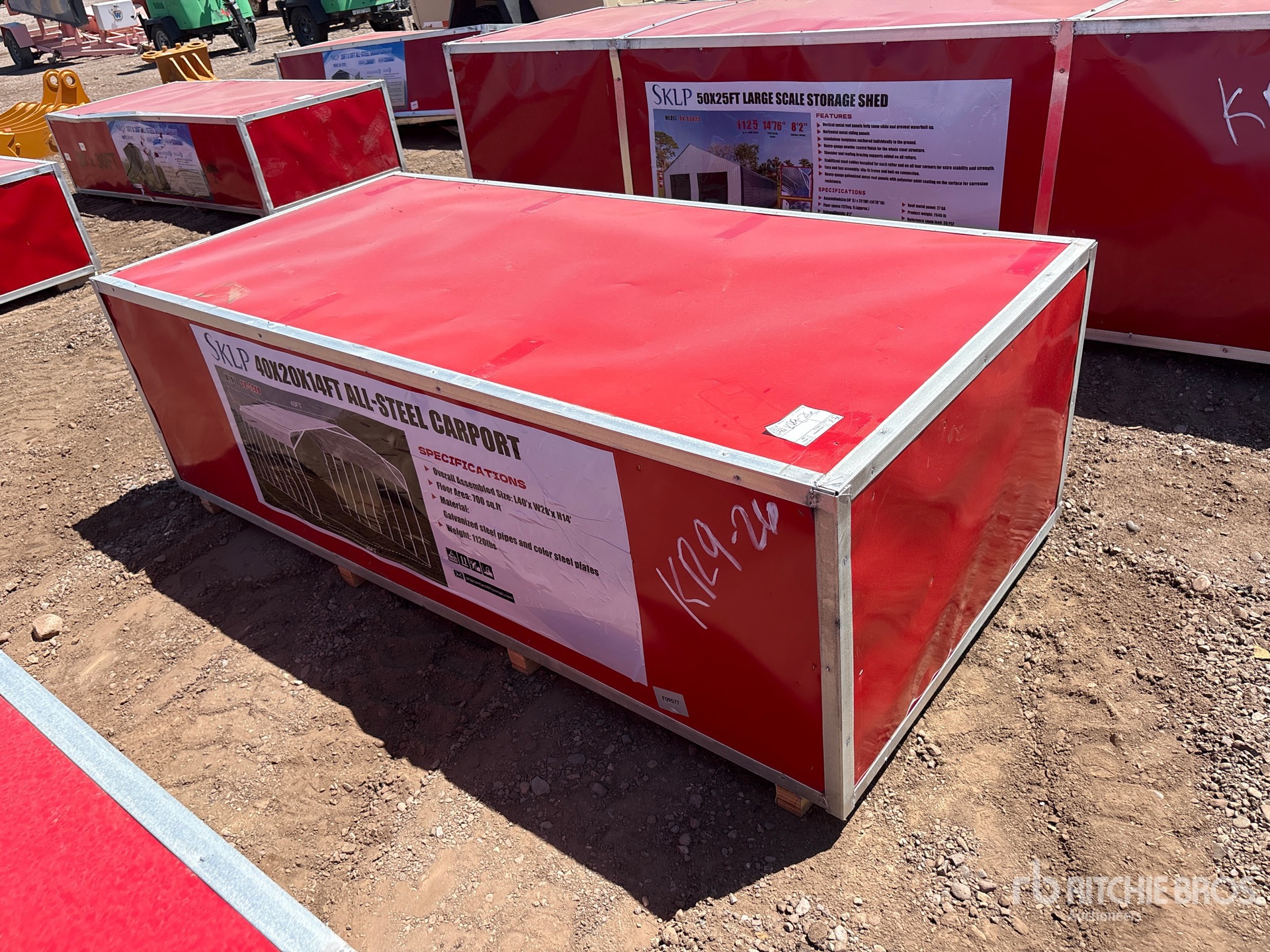 2026 SKLP SK-SC40 20 ft x 40 ft All-Steel Carport (Unused)