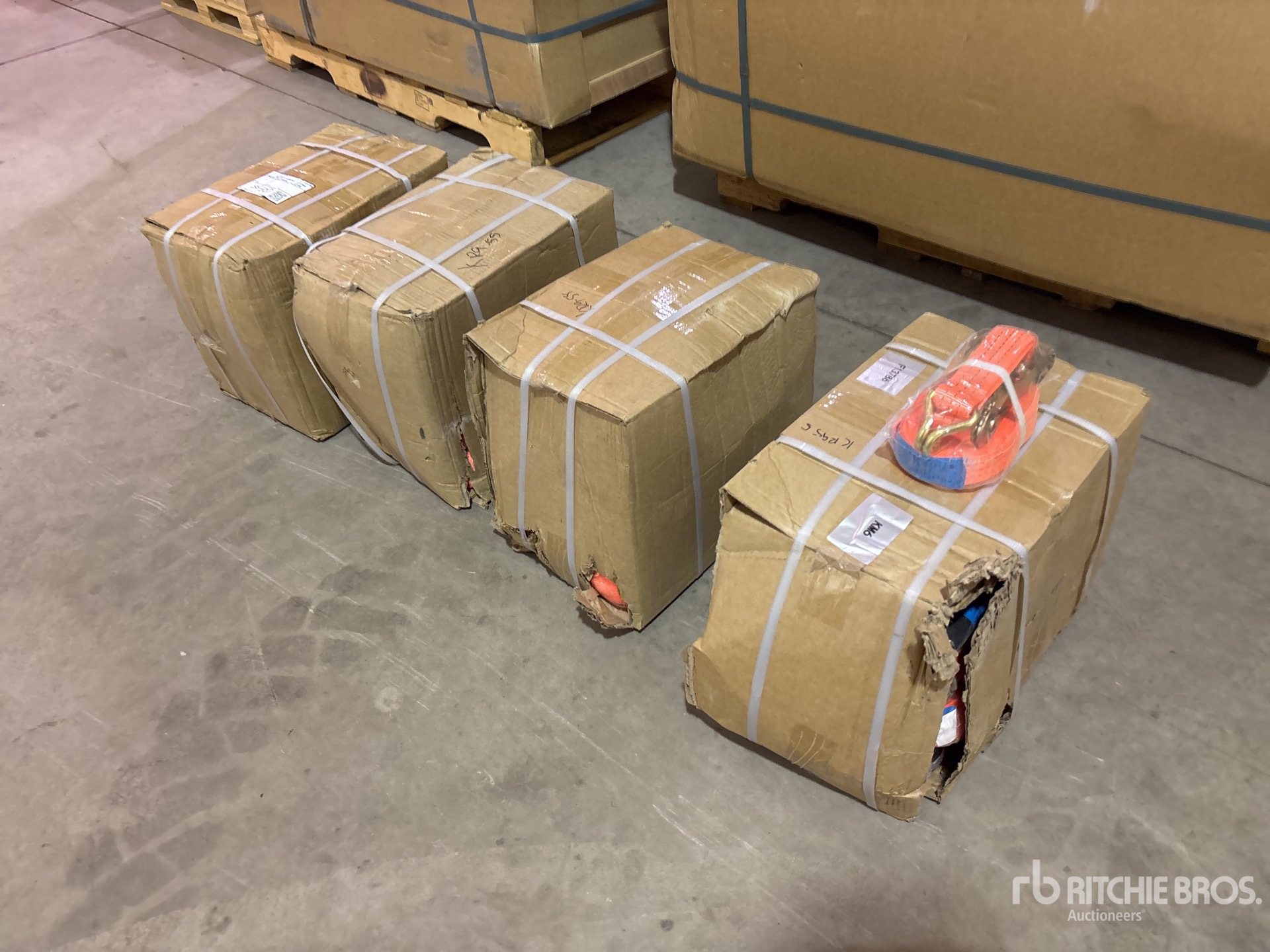 Quantity of (5) Boxes of 2026 SKLP SK003 2 in x 27 ft Ratchet Straps (Unused)