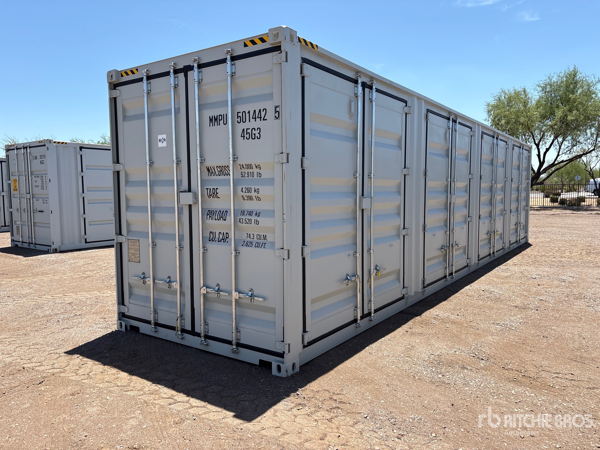 2026 40 ft High Cube Multi-Door Storage Container