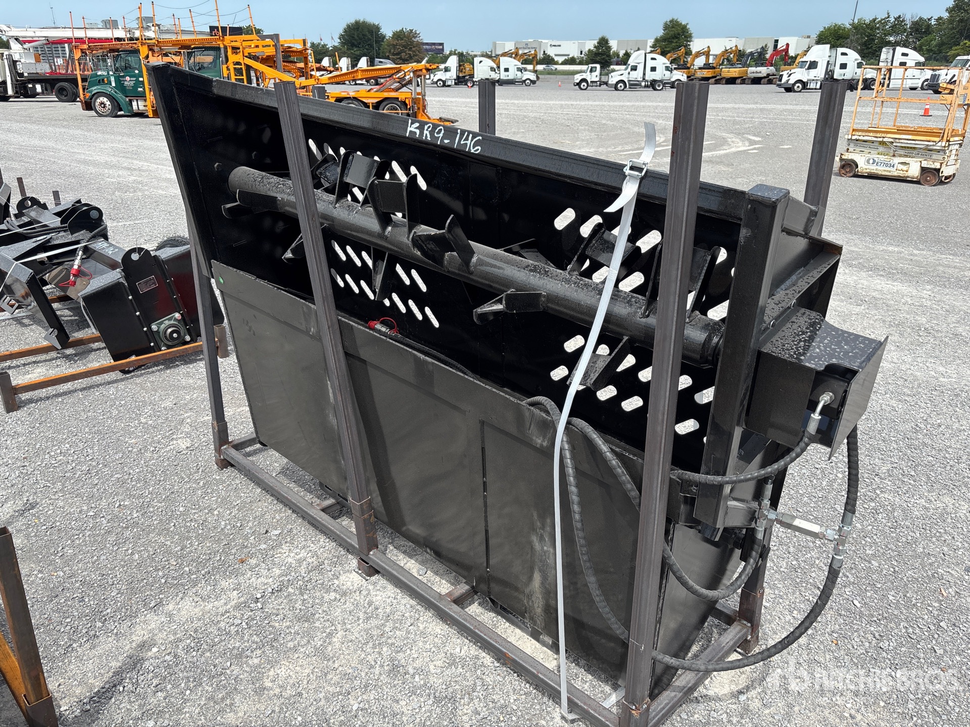2026 GIYI GY-RR78 72 in Rock Rake Accessorio per mini pala (Unused)