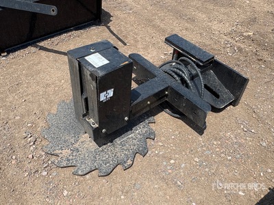 2026 GIYI GY-MTS51 28 in Mini Skid Steer Tree Saw Accessorio per mini pala (Unused)
