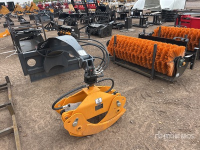 2026 GIYI GY-RG63 2200 lb Rotating Grappin pour chargeuse à différentiel (Unused)