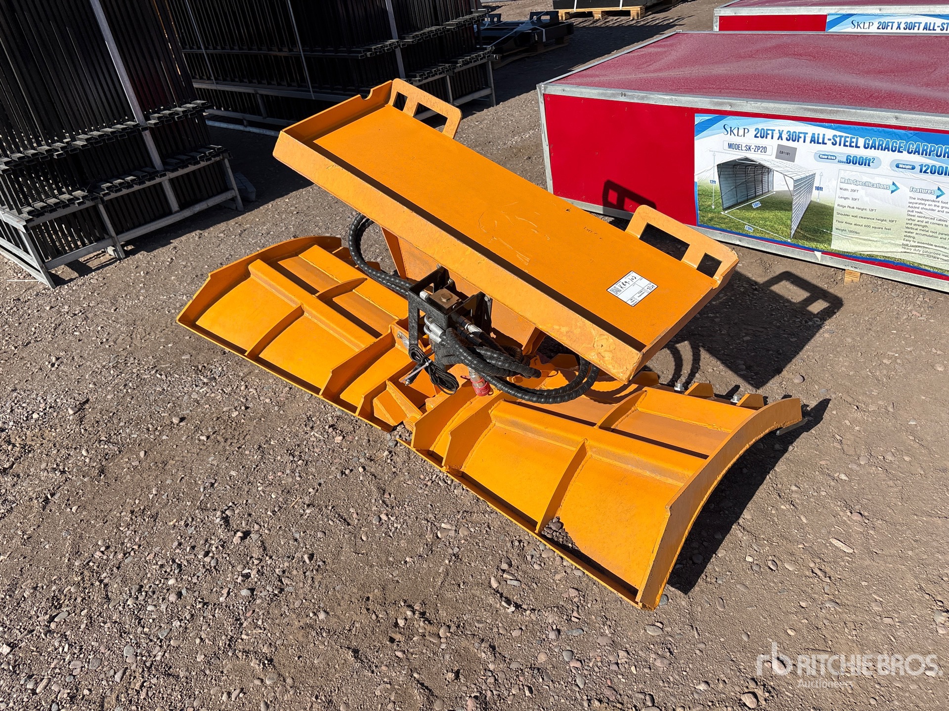 2026 GIYI GY-VSB74 74 in Skid Steer Snow Blade (Unused)