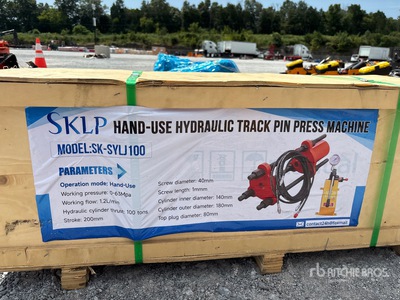 2026 SKLP SK-SYLJ100 HAND-USE HYDRAULIC TRACK PIN PRESS MACHINE Varios, tienda, almacen, consumidor (Unused)