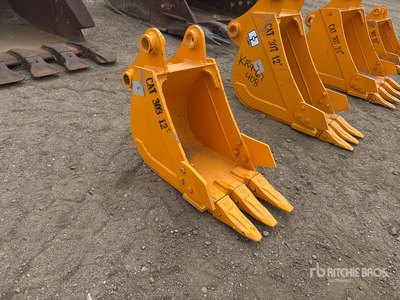 2026 GIYI GY-BK 12 in Excavator Bucket - Fits Cat 303 (Unused)