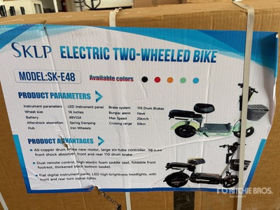 2026 SKLP SK-E48 E-bikes (Unused)