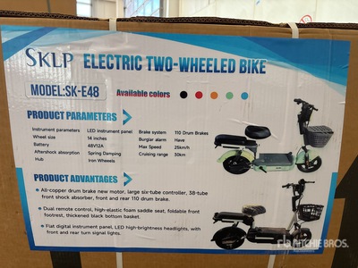 2026 SKLP SK-E48 E-bikes (Unused)