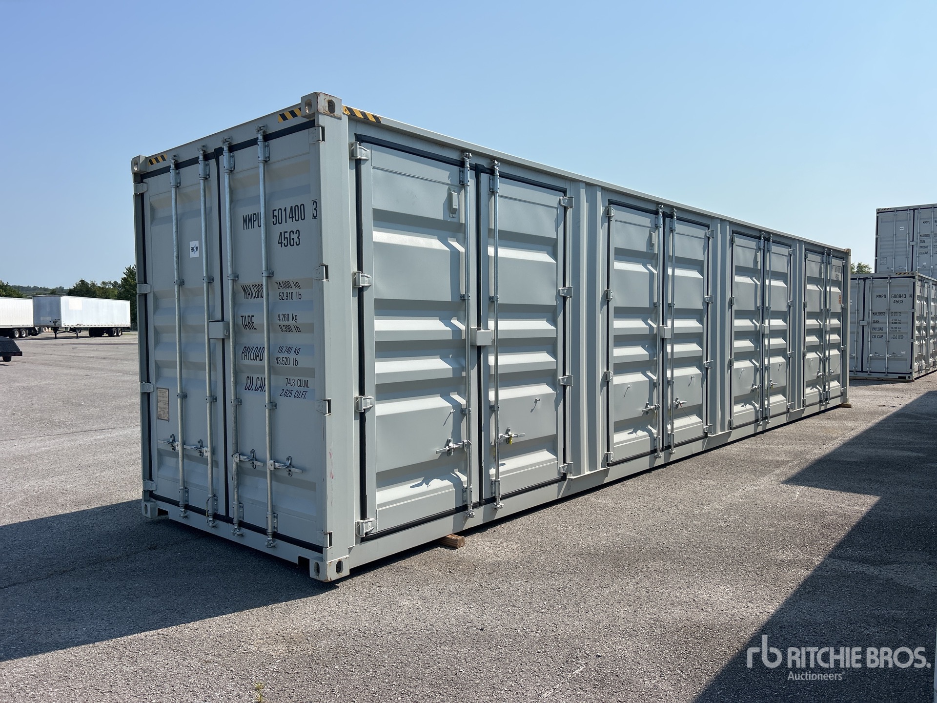 2026 40 ft High Cube Multi-Door Storage Container