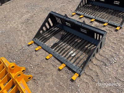 2026 GIYI GY-RB44 44 in Skeleton Mini Skid Steer Bucket