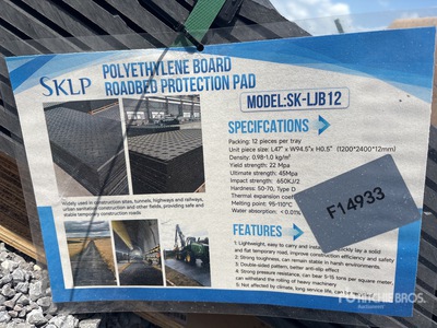 2026 SKLP SK-LJB12 Polyethylene Sheet Ground Protection Mats Varios, tienda, almacen, consumidor (Unused)