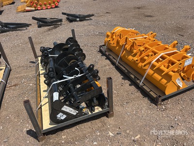 Quantity of (8) 2026 VICSEC VCA-8 Mini Excavator Attachments (Unused)