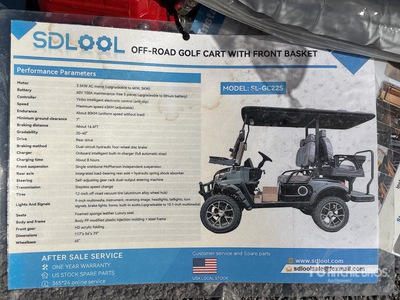 2026 SDLOOL SL-GC22S Off-Road Golf Cart Golf Cart (Unused)