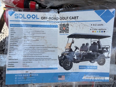2026 SDLOOL SL-GC42S Off-Road Wózek golfowy (Unused)