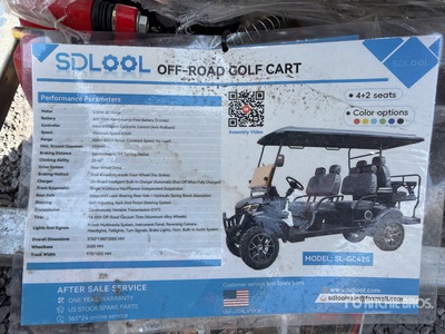 2026 SDLOOL SL-GC42S Off-Road Wózek golfowy (Unused)