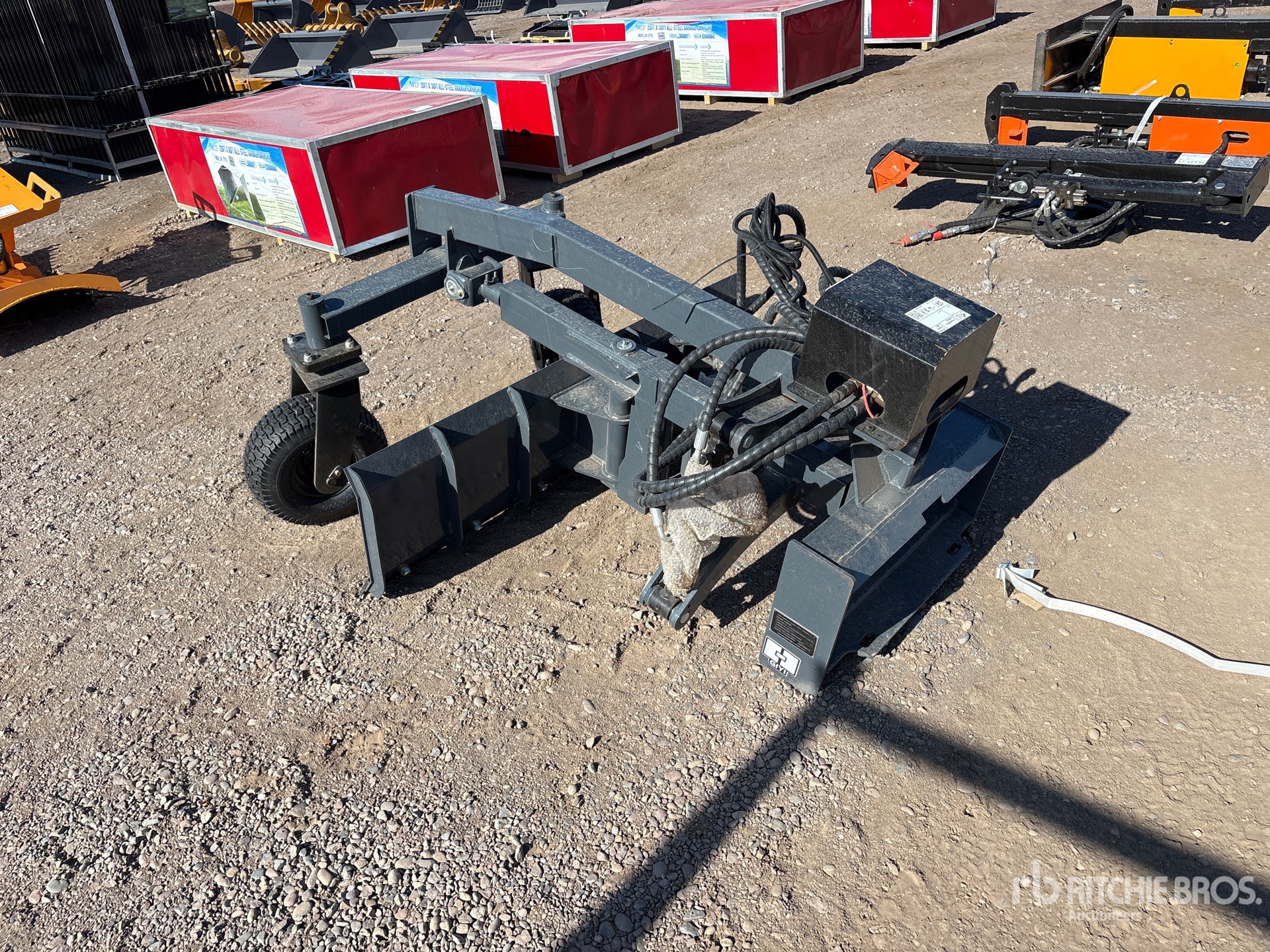 2026 GIYI GY-MGR51 51 in Mini Skid Steer Grader (Unused)